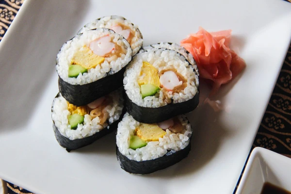 Ensalada de wakame con alga