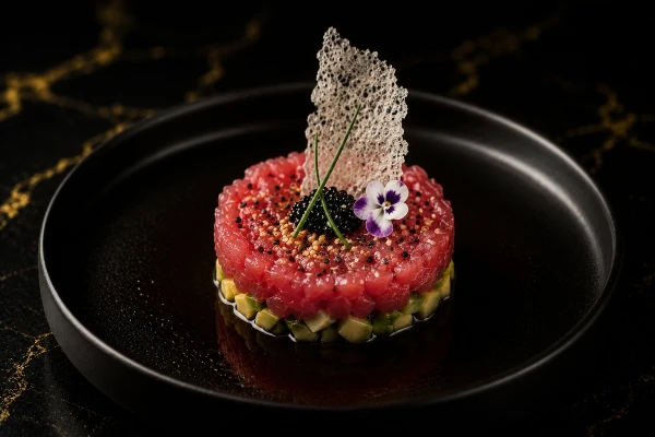 Ensalada de wakame con alga