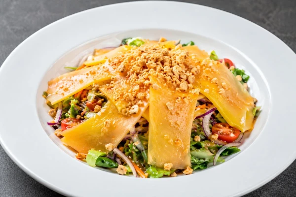 Ensalada de wakame con alga
